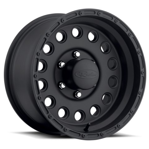 Raceline 887B Rock Crusher 17x9in / 6x139.7 BP / 0mm Offset / 107.95mm Bore - Satin Black Wheel