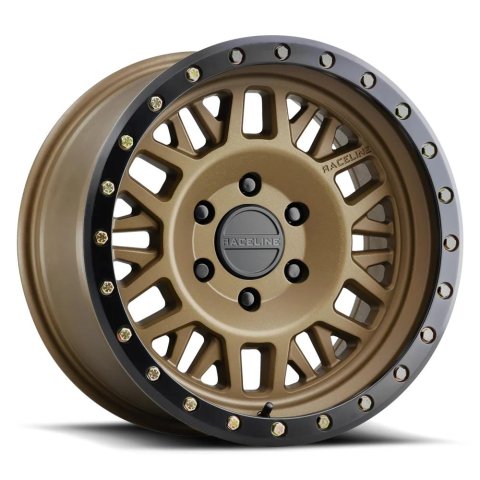 Raceline 951BZ Ryno 17x9in / 5x127 BP / -12mm Offset / 78.1mm Bore - Bronze Wheel