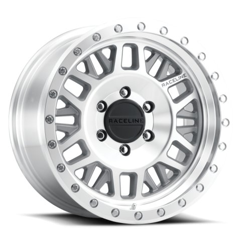 Raceline 951MC Ryno 18x9in / 5x127 BP / 18mm Offset / 78.1mm Bore - Machined Wheel