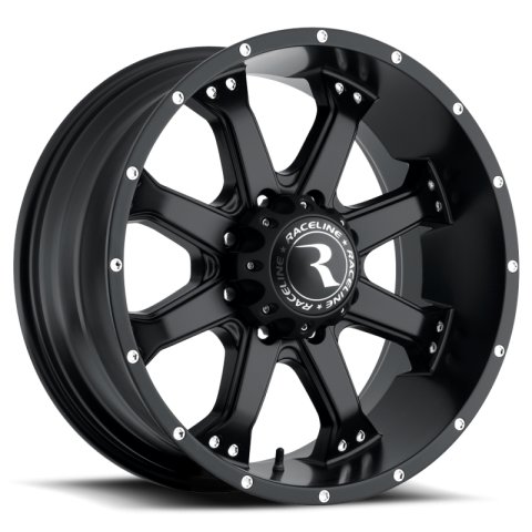 Raceline 991B Assault 18x9in / 5x150 BP / 25mm Offset / 110.3mm Bore - Satin Black Wheel