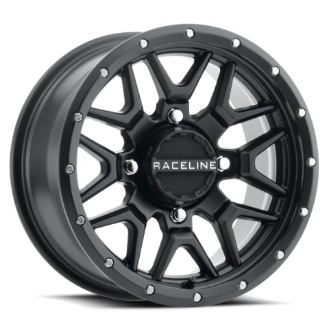 Raceline A94B Krank 14x7in / 4x156 BP / 38mm Offset / 132.5mm Bore - Satin Black Wheel