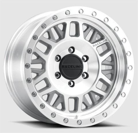 Raceline RT951M Ryno 17x9in / 8x170 BP / -38mm Offset / 130.8mm Bore - Machined Beadlock Wheel