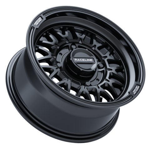Raceline A13GB Omega 15x7in / 4x137 BP / 10mm Offset / 110.18mm Bore - Gloss Black Wheel