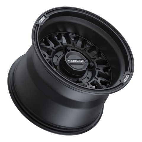 Raceline A13B Omega 15x10in/4x137 BP / 0mm Offset /110.18mm Bore - Satin Black Wheel