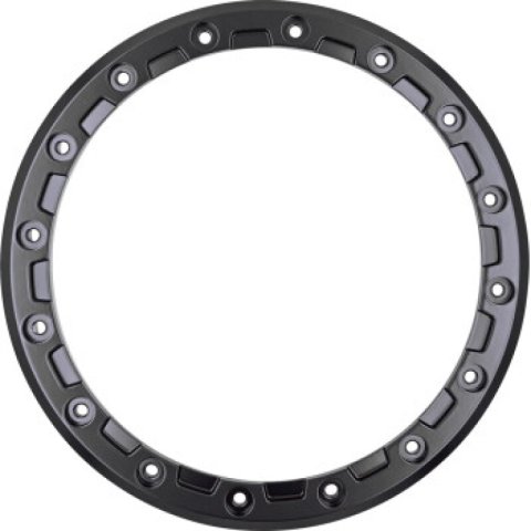 Raceline Beadlock Ring - Podium -14in - 16 Hole - 10mm - Black