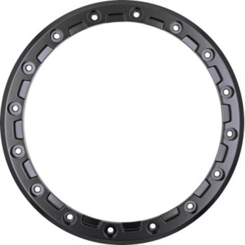 Raceline Beadlock Ring - Podium -15in - 16 Hole - 10mm - Black