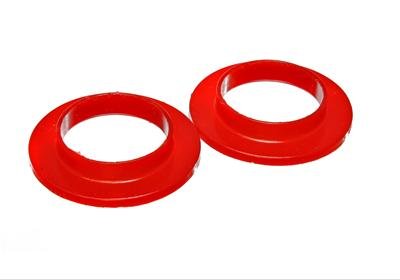 Energy Suspension Universal 2 3/16in ID 3 1/2in OD 11/16in H Red Coil Spring Isolators (2 per set)