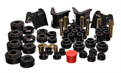 Energy Suspension 73-79 Ford F-150 Pickup w/ 2 Degree C-Bushing Black Hyper-Flex Master Bushing Set