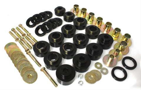 Energy Suspension 68-72 Chevy Chevelle/Monte Carlo/Malibu/El Camino Black Body Mount Set