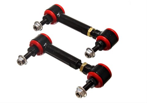 Energy Suspension Universal Red 4-3/4in-5-3/4in inAin Range Pivot Style End Link Set