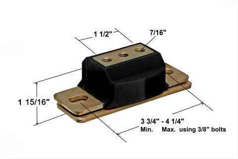 Energy Suspension 82-02 Chevrolet Camaro / 82-02 Pontiac Firebird Black Transmission Mount