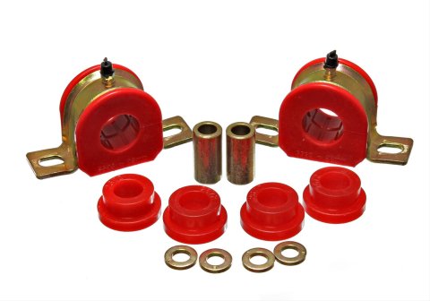 Energy Suspension 00-06 Tahoe/Yukon/Denali 2WD Red 28mm Rear Sway Bar Bushing Set