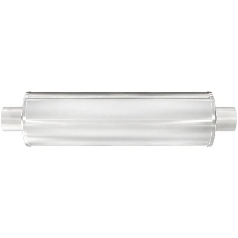 Magnaflow Rumble Muffler 13in Body Length 19in Overall Length - 2.5in Center / 2.5in Offset