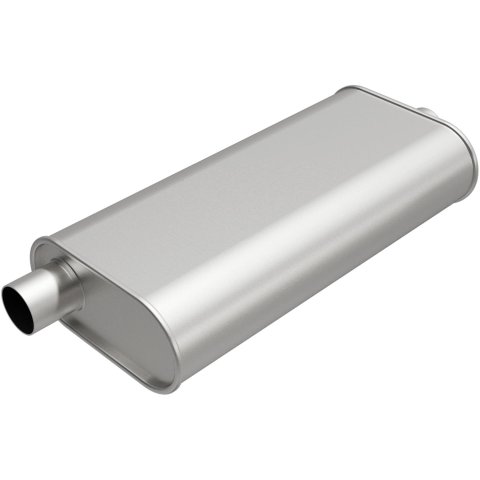 Magnaflow Rumble Muffler 20in Body (L) 26.5in Overall (L) - 9.75in Body (W) - 2.25in Offset/Center