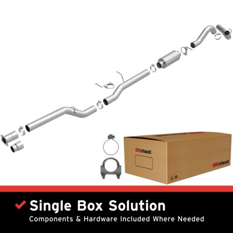 BRExhaust 01-06 Silverado Sierra 2500 HD 3500 HD Exhaust Kit
