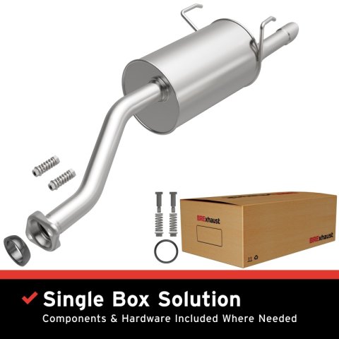 BRE Exhaust 01-05 Civic 1.7L Muffler Kit