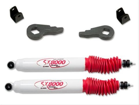 Tuff Country 01-10 Silverado 2500HD (Grn/org/Wht TB) 4x4 & 2wd 2in Leveling Kit Frt (SX8000 Shocks)