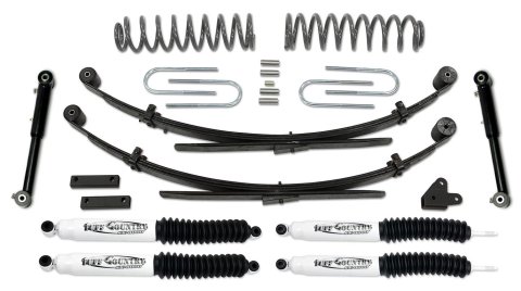 Tuff Country 87-01 Jeep Cherokee 4x4 3.5in Lift Kit EZ-Flex w/Rear Leaf Springs (SX8000 Shocks)