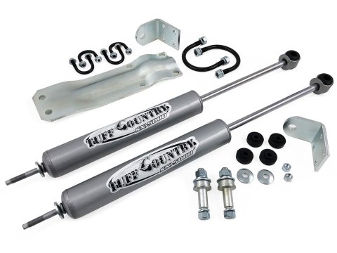 Tuff Country 94-01 Dodge Ram 1500 4wd Dual Steering Stabilizer (In-Line Style)