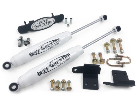 Tuff Country 03-07 Dodge Ram 2500 4wd Dual Steering Stabilizer (In-Line Style)