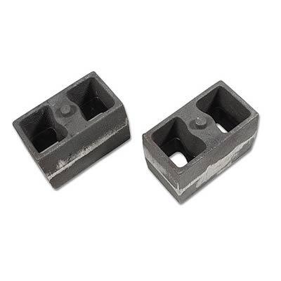 Tuff Country 4in Cast Iron Lift Blocks (3in Wide/ Tapered) Pair