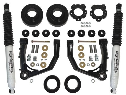 Tuff Country 2022+ Toyota Tundra / 2023+ Sequoia 3in Lift w/ Boxed Uni-Ball Control Arms & Shocks