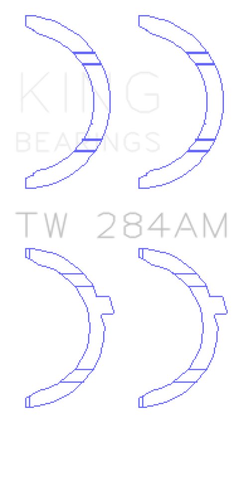 King Engine Bearings Toyota/Lexus 2JZGE/2JZGTE 3.0L Thrust Washer Set