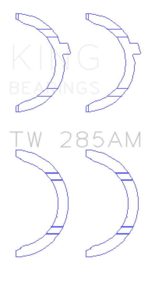 King Engine Bearings 94-01 Toyota 2.4L 2RZ-FE/2.7L 3RZ-FE Thrust Washer Set