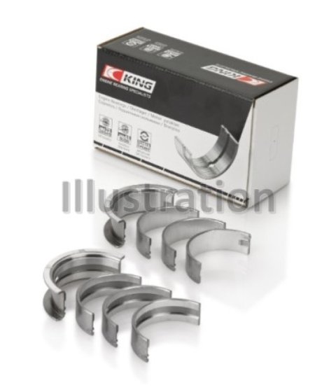 King Engine Bearings 87-90 Subaru Justy Main Bearing Set (Size 0.25 Oversized)