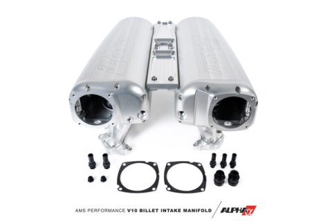 AMS Performance Alpha V10 Intake Manifold - Anodized (Blue, Black, Red, Violet, Gold, Green)