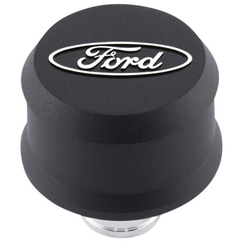 Ford Racing Slant Edge Breather - Black