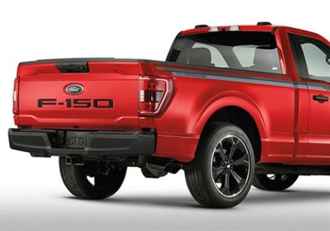 Ford Racing 15-24 F-150 Tailgate Lettering - Black