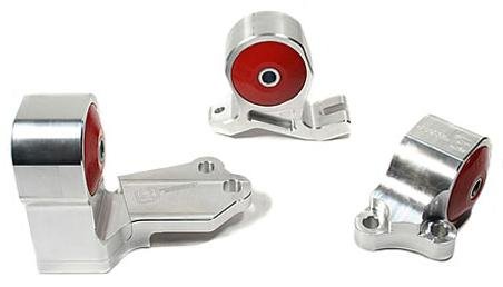 Innovative 88-91 Civic B-Series Black Aluminum Mounts 75A Bushings (Cable to Hydro Conversion)