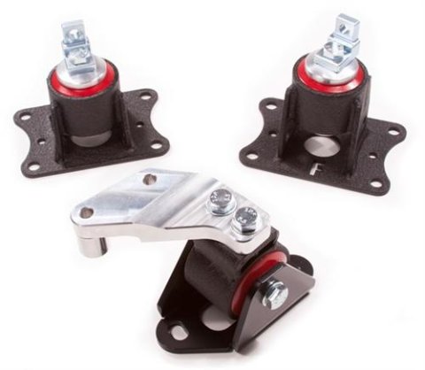 Innovative 04-08 Acura TSX K-Series Black Steel Mounts 95A Bushings