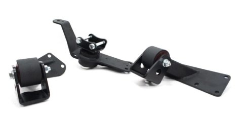 Innovative 00-09 S2000 Conversion Mount Kit (J-Series/Manual) Black Steel Mounts 95A Bushings