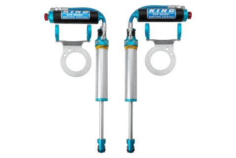 King Shocks 2014+ Ram 2500/3500 4WD Front 2.5 Dia Piggy Hose Shock w/ Adj. & IBP (Pair)