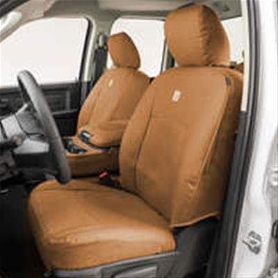 Covercraft 15-22 Chevrolet Colorado Carhartt PrecisionFit Custom Second Row Seat Covers - Brown