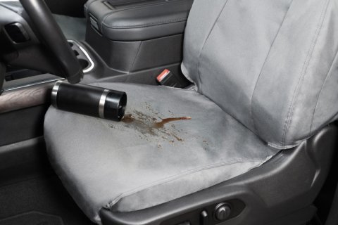 Covercraft 21-24 Chevrolet Trailblazer Waterproof Polyester SeatSaver Front Row Seat Covers - Grey
