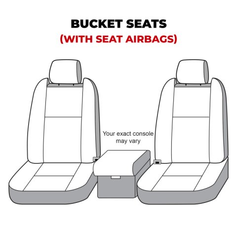 Covercraft 22-24 Dodge Ram 2500 Polycotton SeatSaver Custom Front Row Seat Covers - Tan