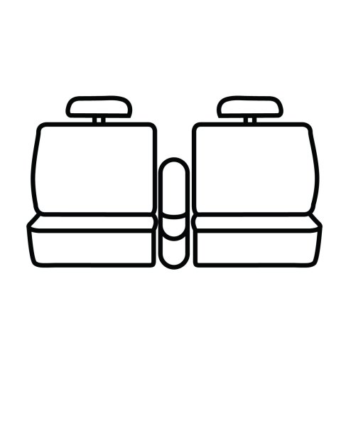 Covercraft 04-05 Dodge RAM Waterproof Polyester SeatSaver Custom Front Row Seat Covers - Grey