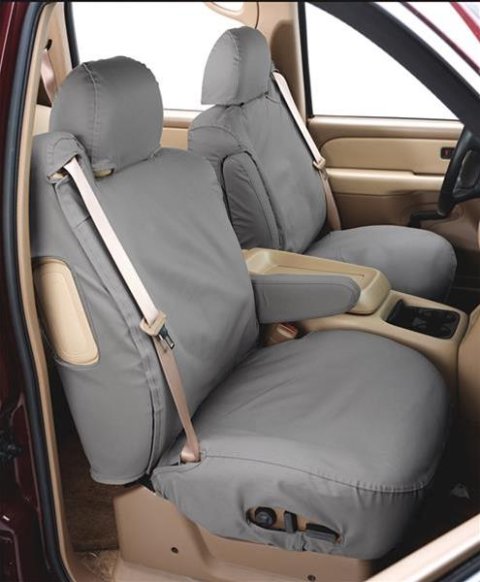Covercraft 19-21 Subaru Forester Polycotton SeatSaver Custom Second Row Seat Covers - Grey
