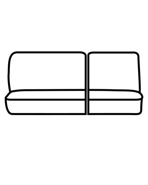 Covercraft 18-23 Subaru Crosstrek Polycotton SeatSaver Custom Second Row Seat Covers - Charcoal