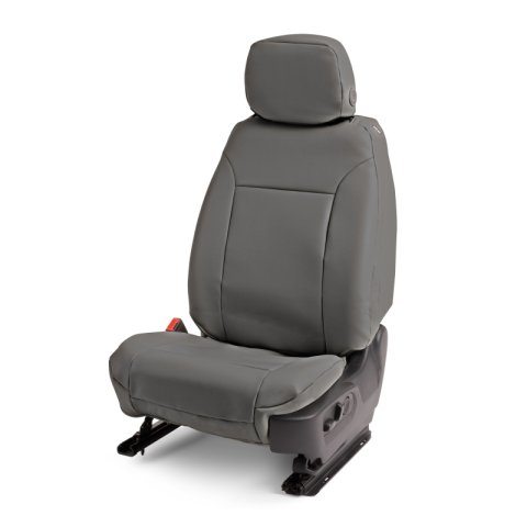 Covercraft 15-22 Chevrolet Colorado/GMC Leatherette PrecisionFit Front Row Seat Covers - Stone