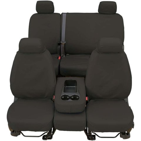 Covercraft 19-20 Ford F-150/19-22 Waterproof Polyester SeatSaver Custom Front Row Seat Covers - Grey