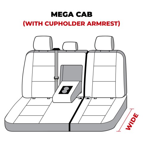 Covercraft 22-24 Dodge RAM Mega Carhartt SeatSaver Custom Second Row Seat Covers - Brown