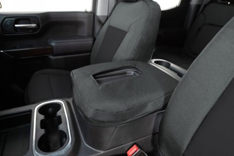 Covercraft 18-24 Chevrolet Equinox/GMC Endura PrecisionFit Front Row Seat Covers - Blk/Charcoal