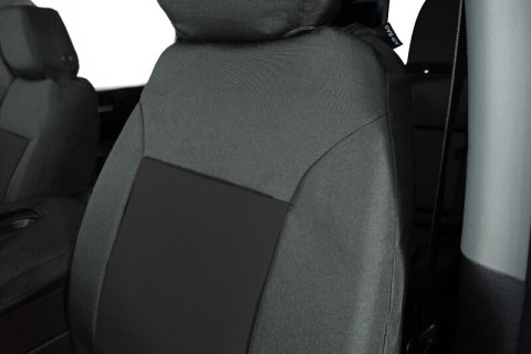 Covercraft 16-24 Chevrolet Malibu Endura PrecisionFit Custom Second Row Seat Covers - Charcoal/Black