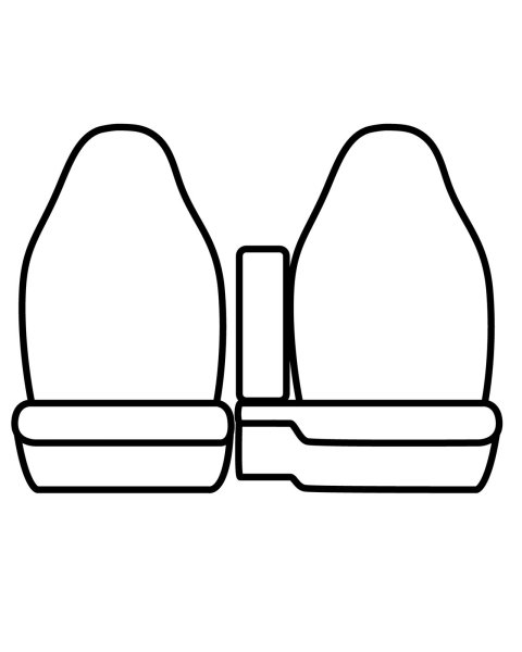 Covercraft 04-09 GMC Canyon Waterproof Polyester SeatSaver Custom Front Row Seat Covers - Grey