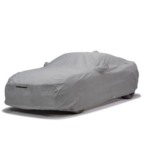 Covercraft 20-24 Chevrolet Corvette Coupe/Conv. Custom 5-Layer Softback All Climate Car Cover - Gray