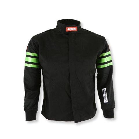 RaceQuip Green Trim SFI-1 JR. Jacket - KSmall